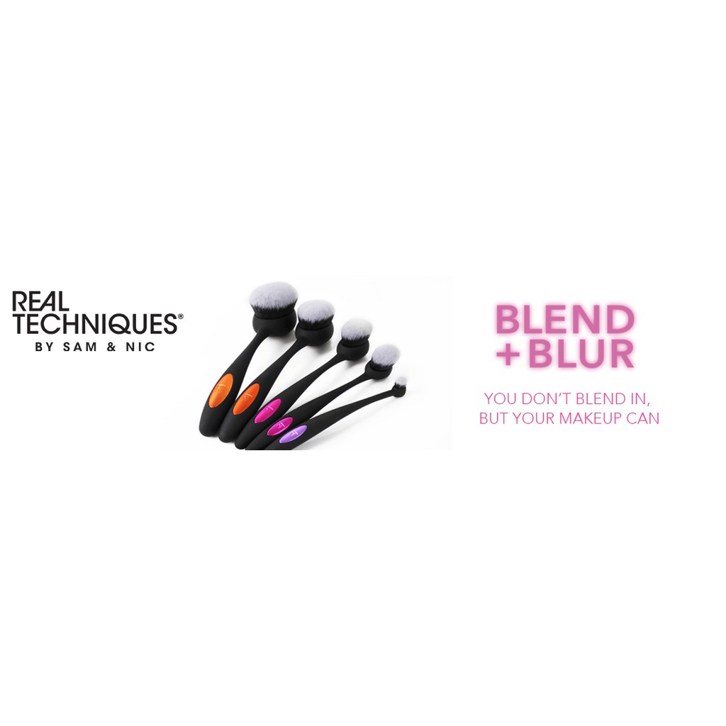 (bill mỹ ảnh cuối) Cọ Real Techniques Blend + Blur Finish cheek Blend out Blush or Highlighter