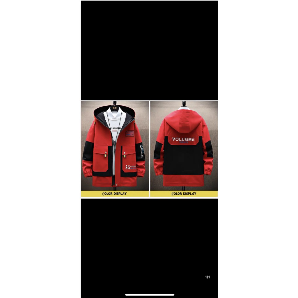 ÁO KHOÁC KAKI NAM NỮ TÚI HỘP CÓ MŨ CỰC ĐẸP THỜI TRANG HÀN