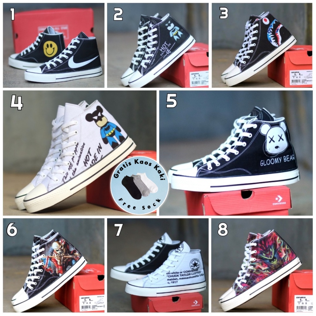 Giày Thể Thao Màu Đen Nhập Khẩu Cao Cấp Cho Nam Cxnverse Allstar
