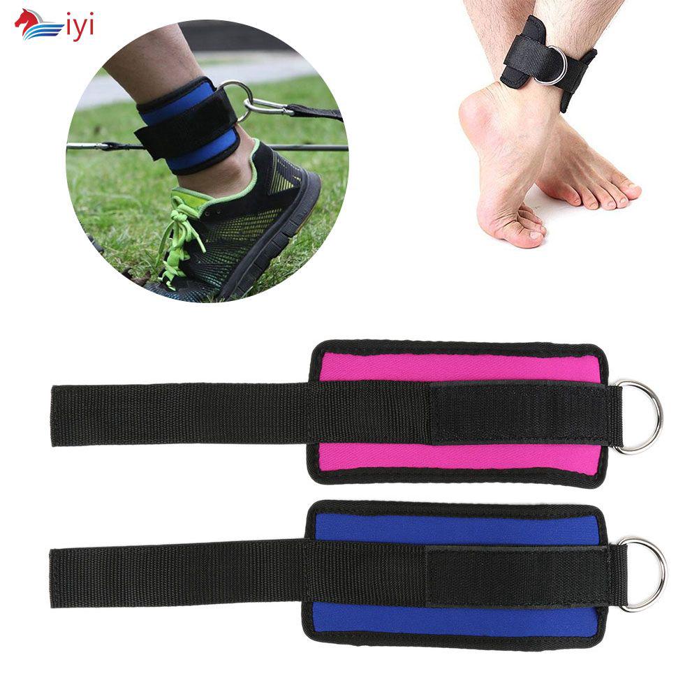 Dây đai đeo cổ chân gắn móc chữ D dùng cho tập gym tiện lợi