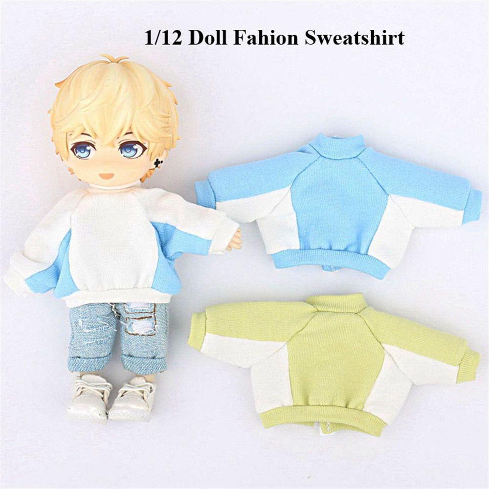 Áo Thun Hoodie Màu Sắc Kẹo Ngọt Thời Trang Chất Lượng Cao Cho Búp Bê 1/11ob11 1/12