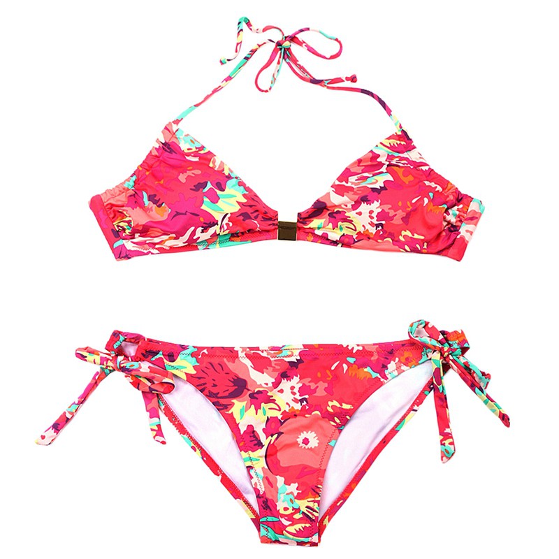 Bikini phối dây in hoa thời trang cho nữ | BigBuy360 - bigbuy360.vn