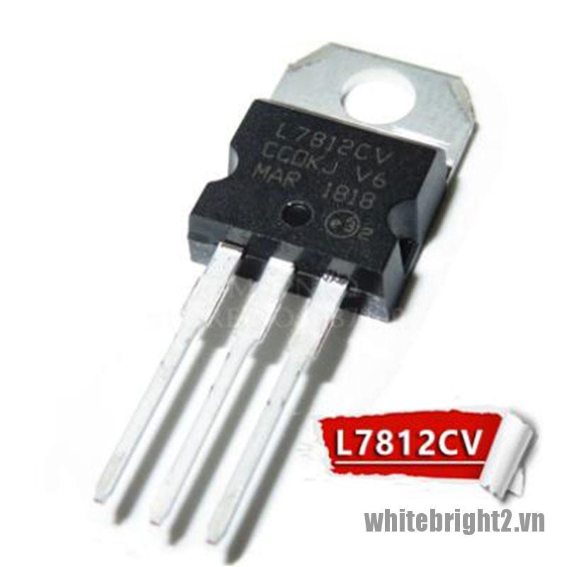 1 Bộ Điều Chỉnh Điện Áp L7812Cv L7812 Ka7812 Mc7812 12v 1.5a To-220