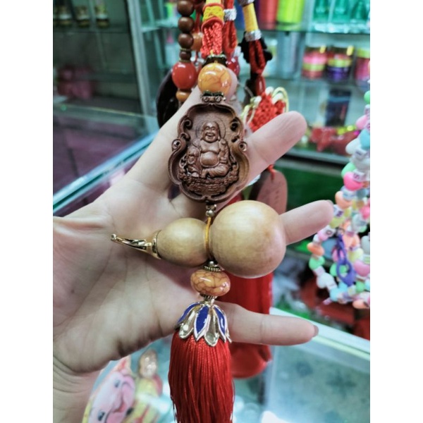 Khánh Phật, khánh Phật ngự liên hoa hồ lô treo xe hơi bình an may mắn