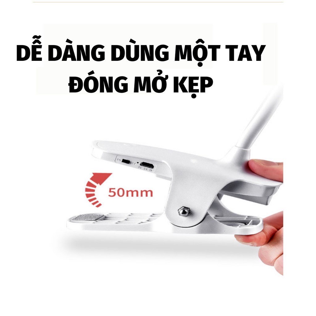 Đèn Bàn Học  Đèn Kẹp Bàn Học Làm Việc 3 Chế Độ Ánh Sáng KHO GIA DỤNG HOÀNG ANH