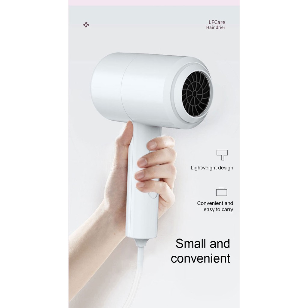 Máy sấy tóc bổ sung ion âm cao cấp chống xù rối khô tóc-