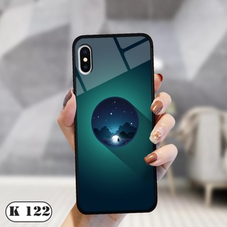 Ốp lưng Iphone Xs - Lưng kính cường lực
