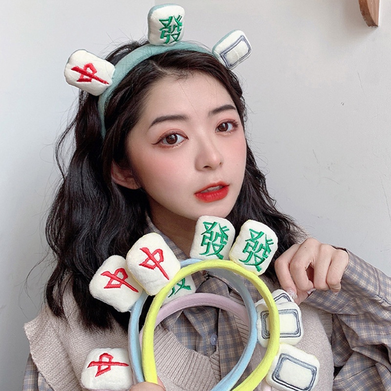 Băng Đô Cài Tóc Co Giãn Chống Trượt Tiện Dụng Khi Rửa Mặt / Trang Điểm