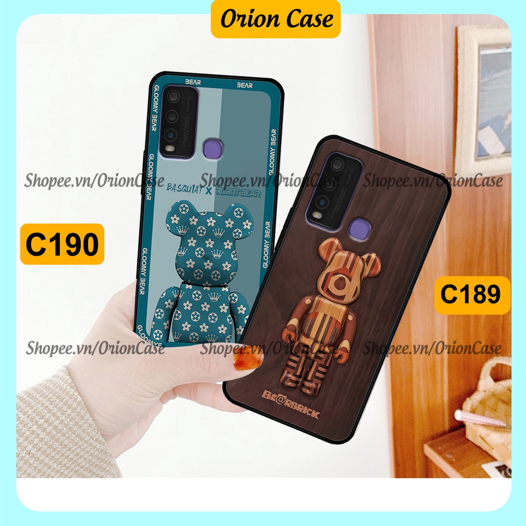 Ốp lưng Vivo Y30 / Y50 in hình bearbrick 3D thời trang, cá tính. ốp chống sốc, bền đẹp