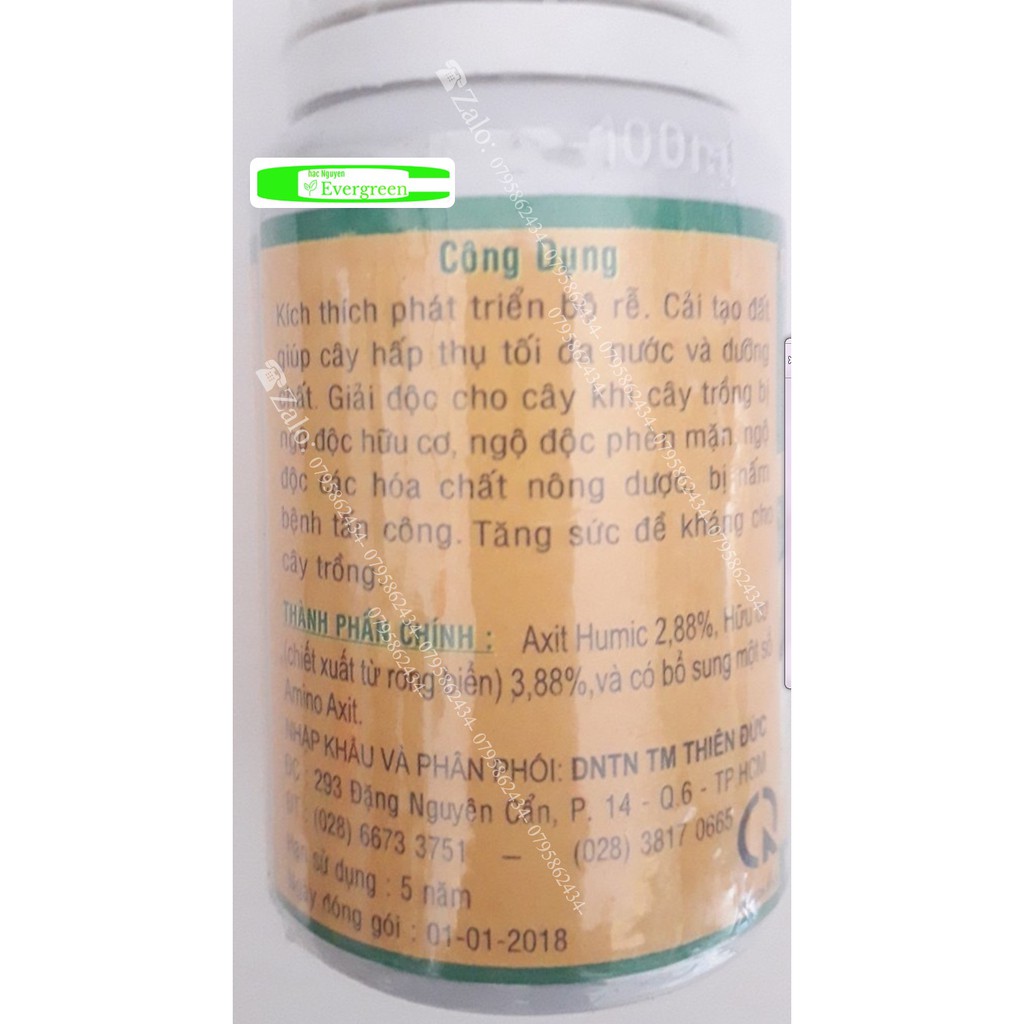 ra rễ root 2 chai 100ml