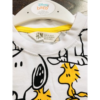 Bộ H.M Snoopy quần vàng - from nhỏ