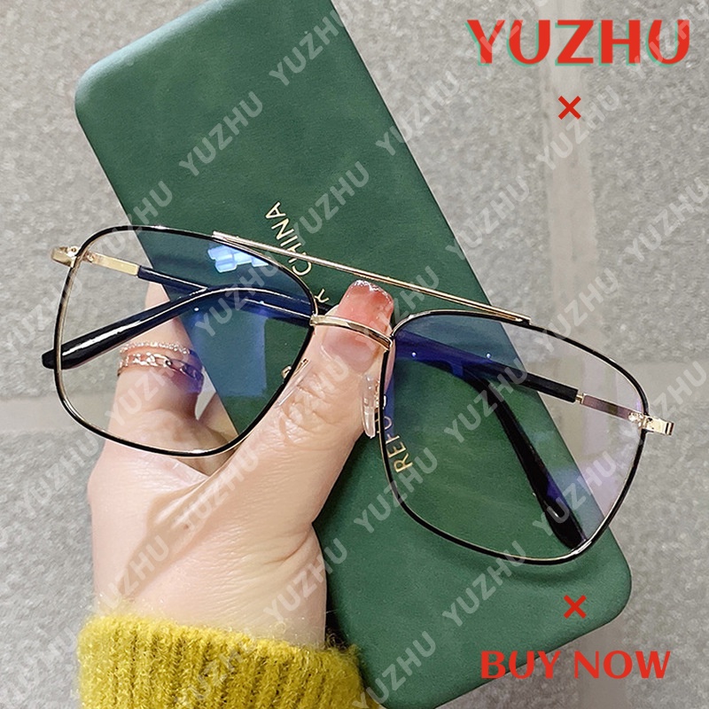 Mắt Kính Gọng Kim Loại Phong Cách Retro Thời Trang Hàn Quốc