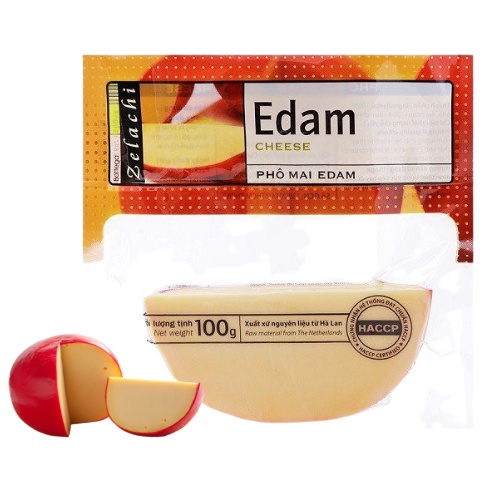 Phô Mai Cục ZELACHI GOUDA/EDAM/CHEDDAR 100gr