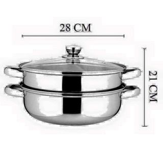 Nồi hấp 2 tầng đa năng