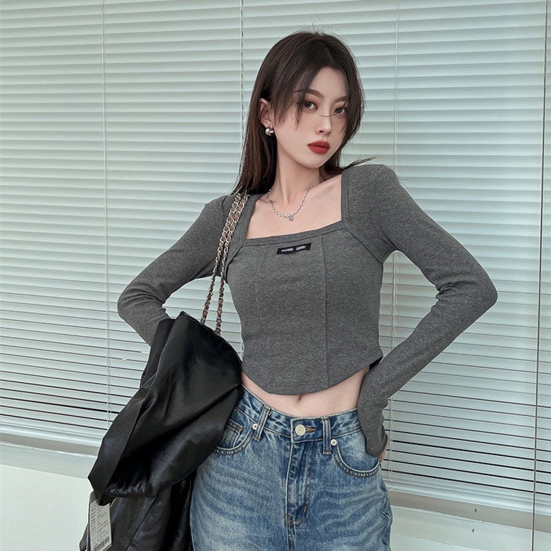 Áo thun COZOKC dài tay đơn giản thời trang