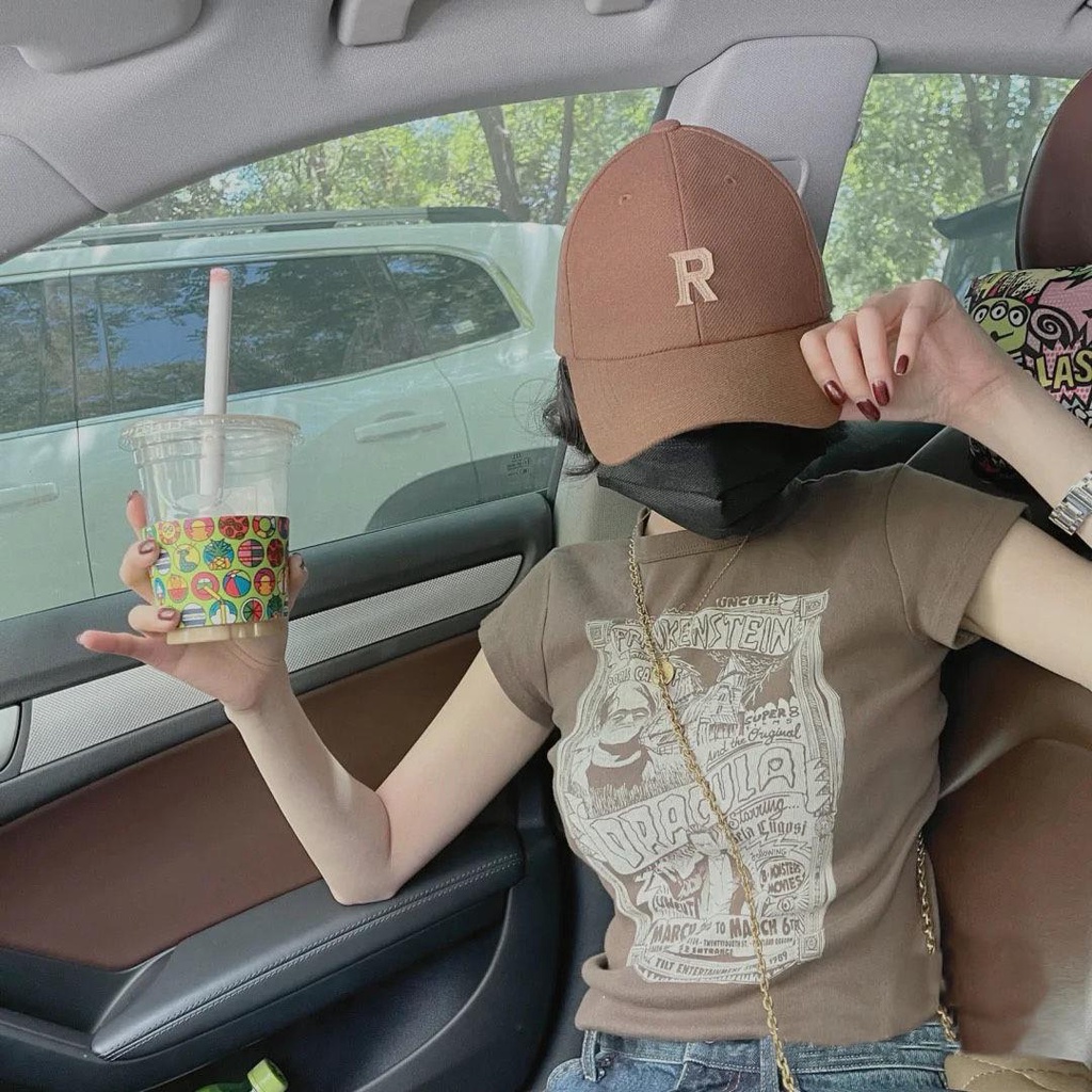 Áo Thun Tay Ngắn Phong Cách Đường Phố Âu Mỹ Cổ Điển Thời Trang Mùa Hè Mới