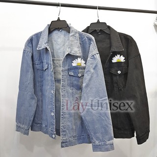 Áo khoác jeans Hoa Cúc