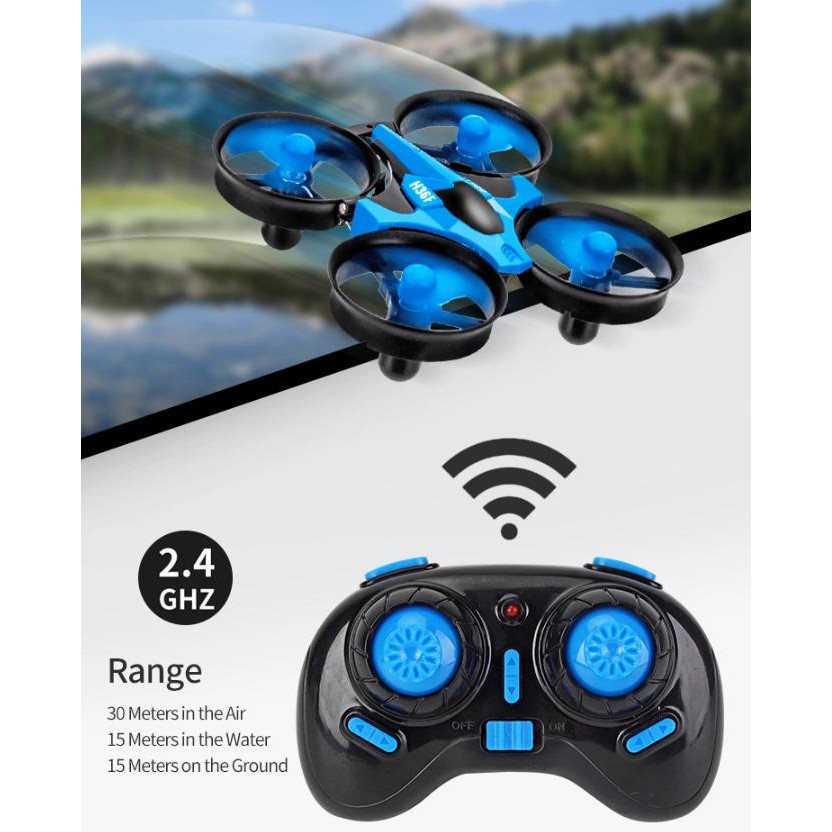 Máy bay ca nô điều khiển JJRC H36F 2in1 Đa địa hình - King's Garden