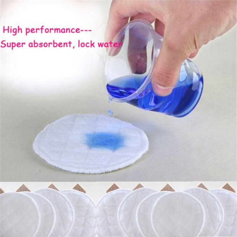 Bộ 12 miếng dán ngực thấm hút tốt có thể tái sử dụng cho các mẹ bỉm sữa