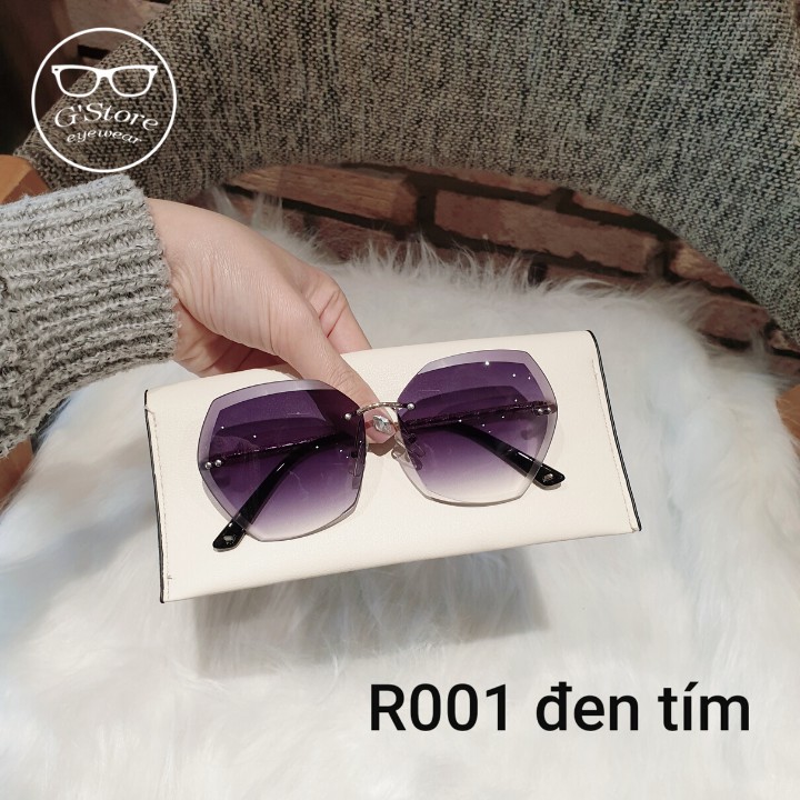 [XẢ KHO 3 NGÀY]Kính Mát 3D Lục Giác R001{Hàng Chất}FULLBOX tặng kèm chai nước xịt kính NANO siêu sạch