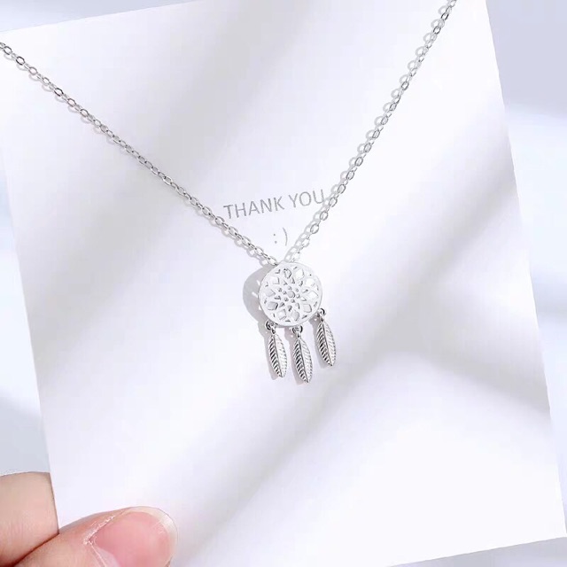 Dây chuyền dreamcatcher bạc chuẩn
