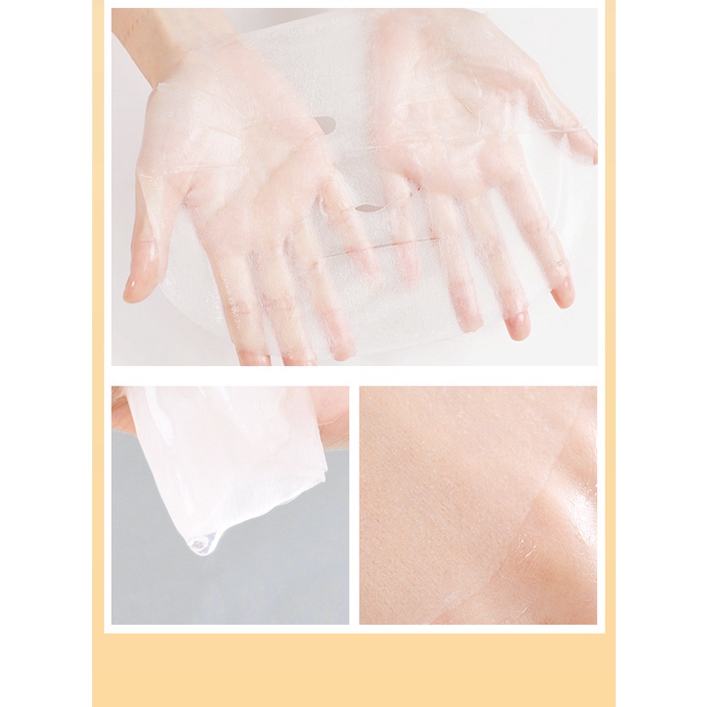 Mặt nạ trắng da Bioaqua Mặt nạ dưỡng ẩm Vitamin C chiết xuất cam vàng Surica MNB05 (25ml)