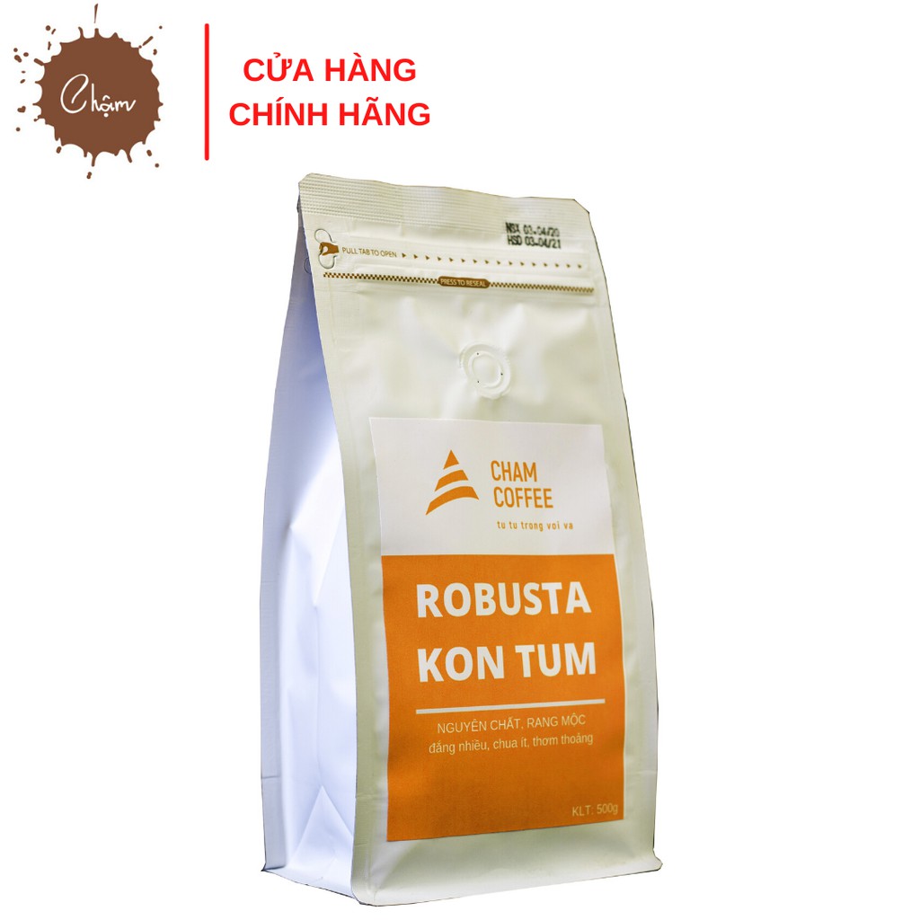 Combo 1kg cà phê Robusta Kon Tum [500g/bịch]