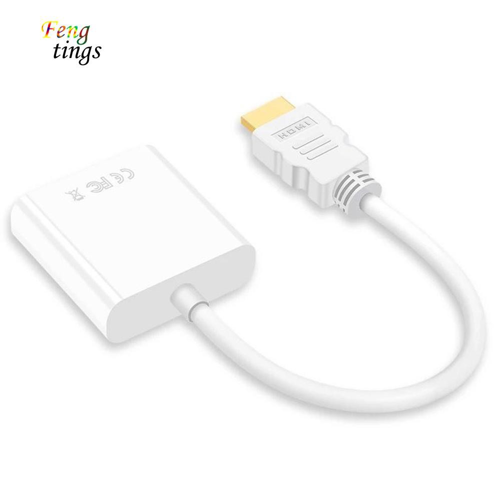 Cáp chuyển đổi HD 1080P HDMI sang VGA cho máy chiếu TV Laptop