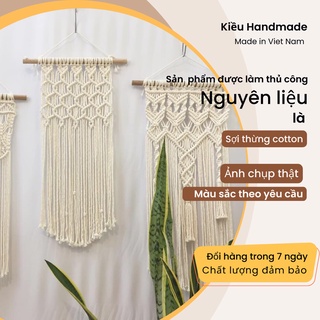 Mành trang trí treo tường macrame rộng 30cm