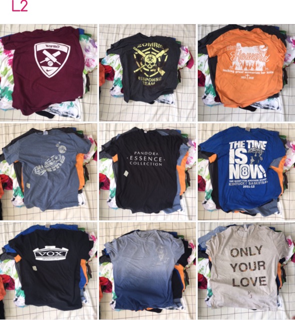 Áo thun Mỹ 100k/ 5c.