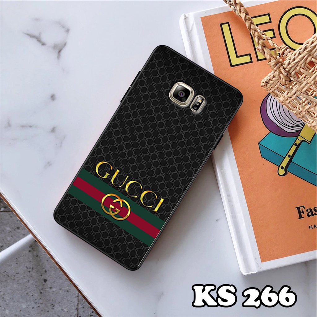 Ốp lưng Samsung S7 - Samsung S7 Edge - Ốp in hình ＧＵＣＣＩcực sang trọng - Lưng nhám viền TPU