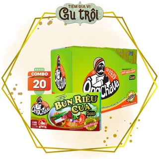 Combo 20 hộp Viên gia vị Bún riêu cua Ông Chà Và Gold 126g