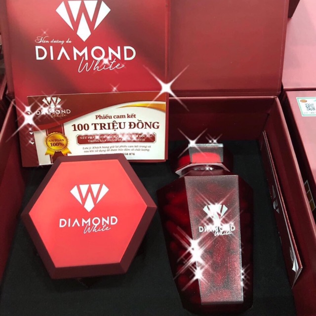 VIÊN UỐNG TRẮNG DA DIAMOND WHITE NGỌC TRINH( Team nguyên)