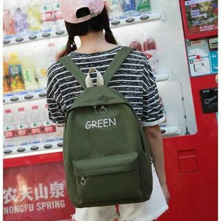 Balo black green, pink, yelow.