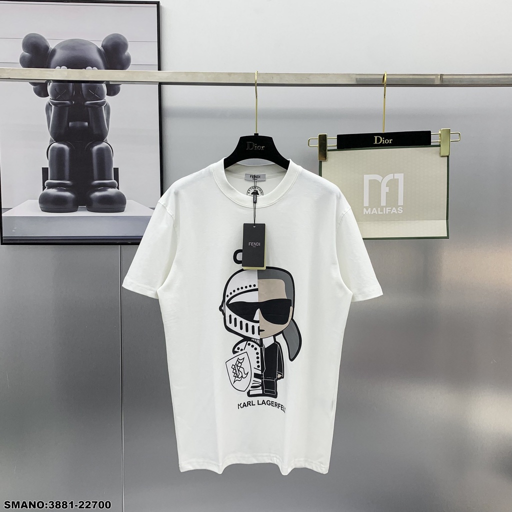 Áo Phông Nam Fendi In Hình Cậu Bé Cực Ngầu - Áo Phông Nam Nữ Fendi Chất Cotton Thoáng Mát Mềm Mịn DT FASHION MENWEAR