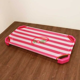 Giường lưới cho bé sơ sinh và mầm non ngủ trưa, khách tự ráp, KT 120x60x10 cm