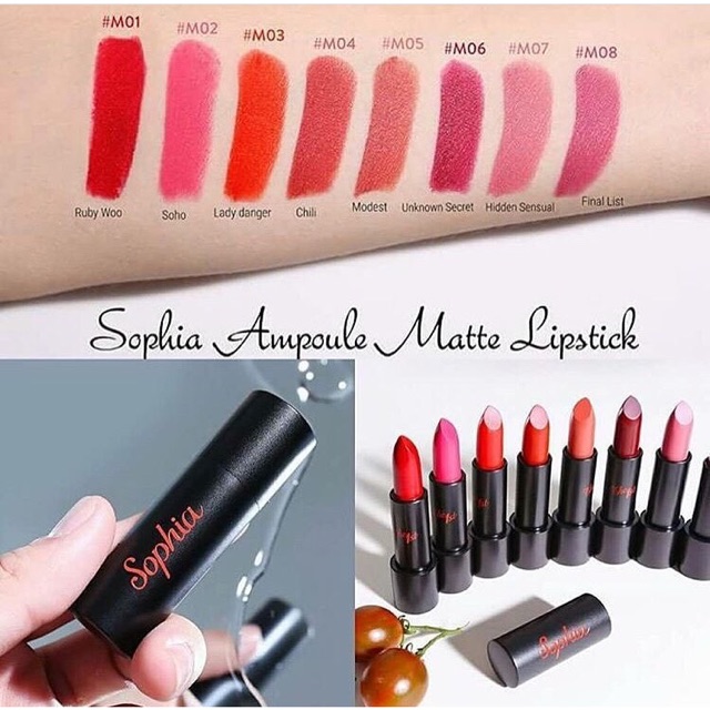 Son Sophia Ampoule Matte Lipstick The 1st