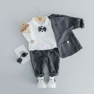 SÉT  VEST VIP CHO BÉ YÊU  DIỆN TẾT  SẴN HÀNG 3 MÀU  (6-16KG)