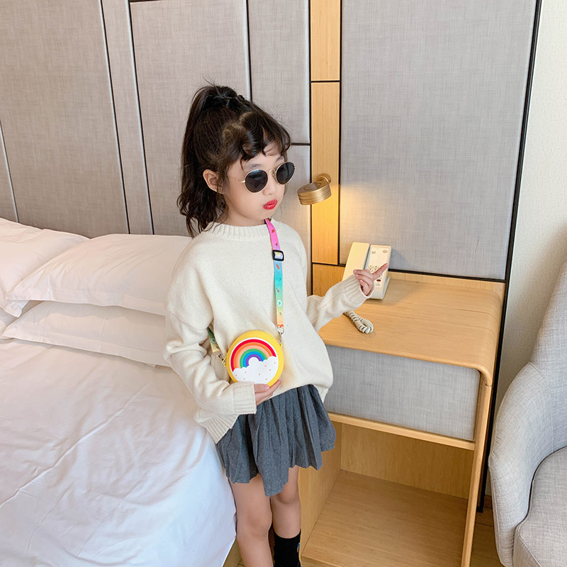 Túi đeo chéo hình bánh donut xinh xắn dễ thương cho bé