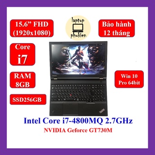 Máy tính xách tay Lenovo ThinkPad T540P Core i7 4800MQ 2.7GHz, GEFORCE GT730M, 8GB, SSD256GB, 15.6” FHD(1920x1080)
