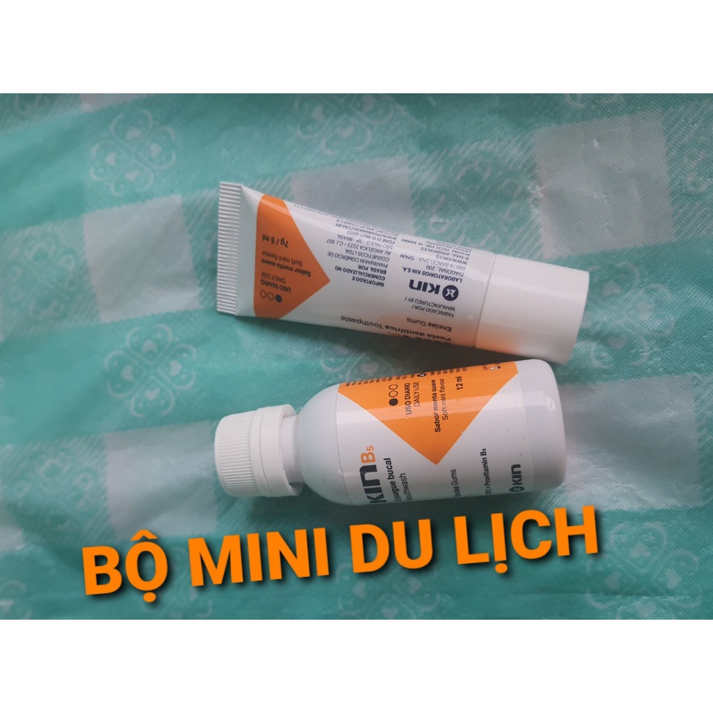 [Mini size 12ml] Nước súc miệng làm sạch mảng bám và phục hồi nướu răng chắc khỏe Kin B5 12ml