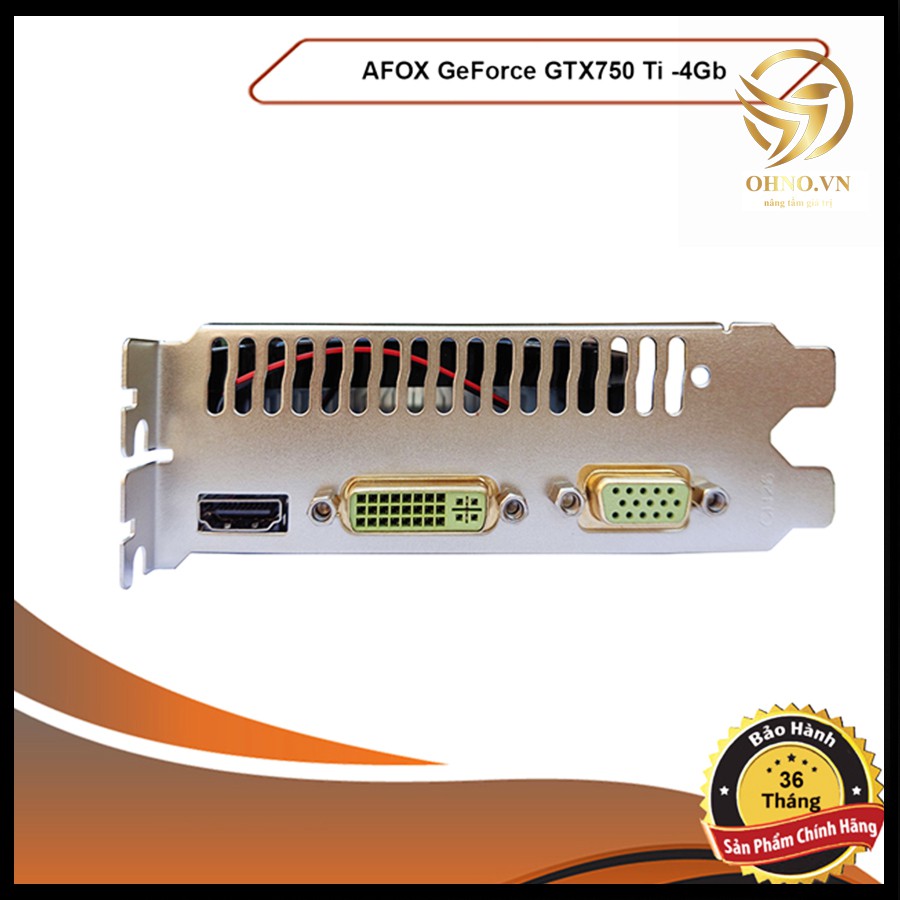 Card Màn Hình VGA AFOX GTX 750Ti Card Đồ Họa 4G Rời Cho Máy Tính PC - OHNO VIỆT NAM | BigBuy360 - bigbuy360.vn