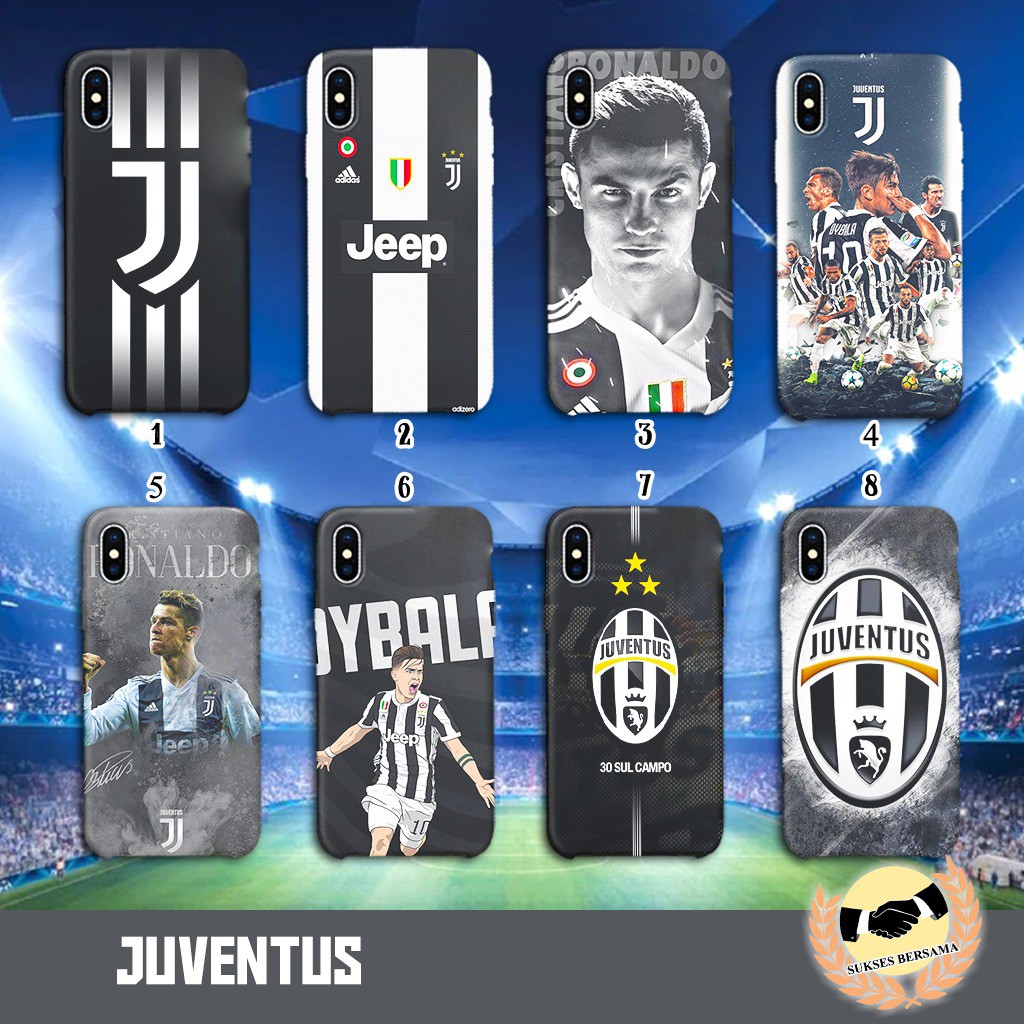 Ốp Điện Thoại Cứng Hình Juventus Cho Oppo Vivo Samsung Iphone Realme Xiaomi Lenovo Bsb2913