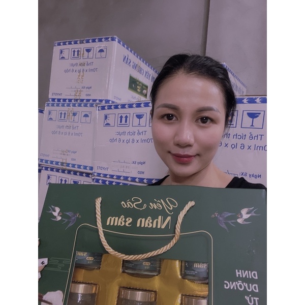 yến sào nhân sâm