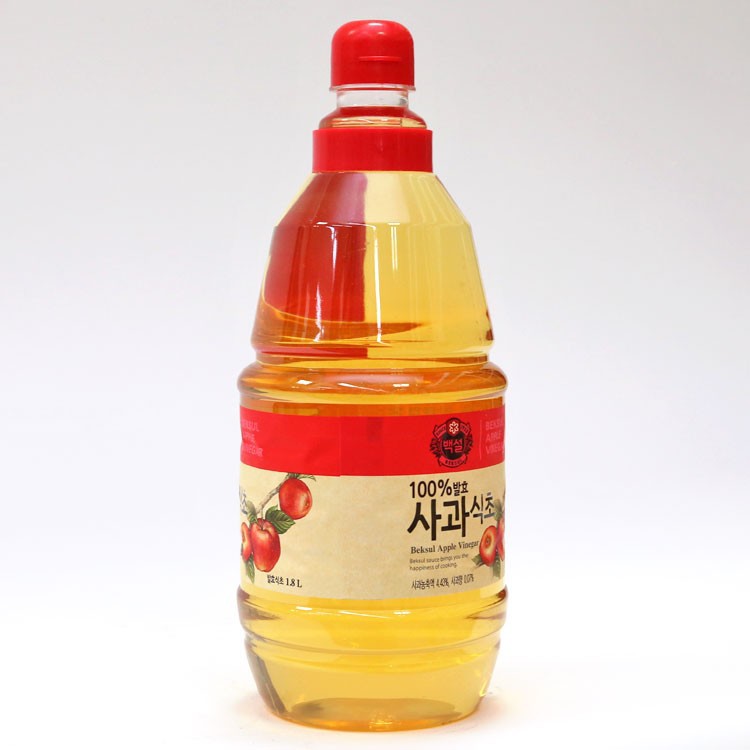 Giấm táo Beksul Hàn Quốc chai 1800ml