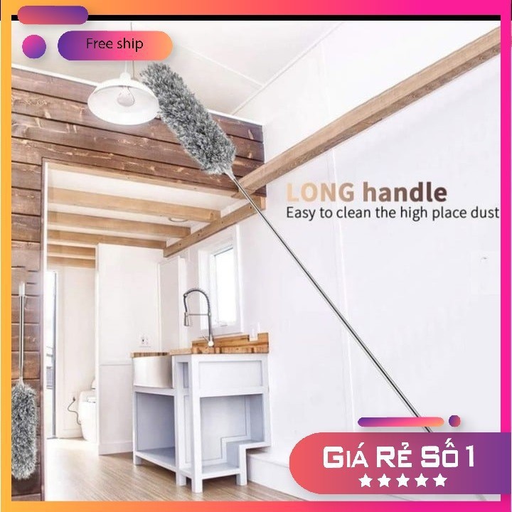 Cây Quét Bụi - Chổi Phất Trần Thông Minh Hút Bụi, Màng Nhện Tiện Lợi