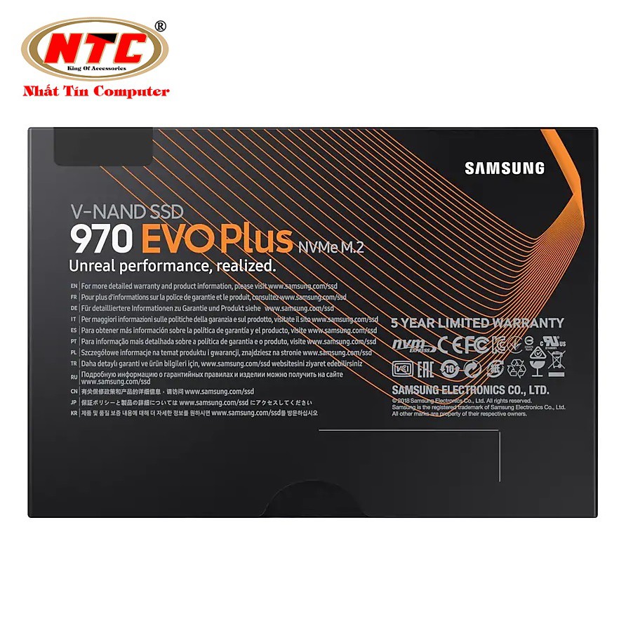 Ổ cứng SSD Samsung 970 EVO Plus PCIe NVMe M.2 2280 250GB