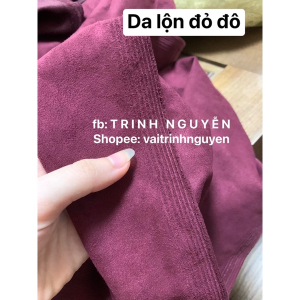 Vải da lộn MAO TRÚC