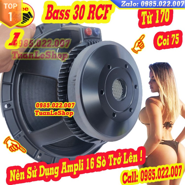 2 CỦ LOA BASS 3 TẤC COIL 75 RCF NHẬP KHẨU - GIÁ 02 CHIẾC - TỪ 170 COIL 75MM - CỦ LOA BASS 30