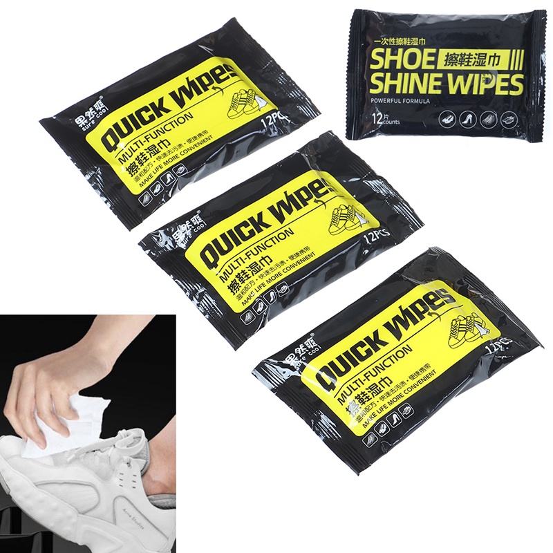 Bộ 12 Dụng Cụ Vệ Sinh Giày Màu Trắng Tiện Dụng